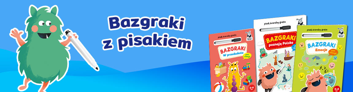 Bazgraki z pisakiem książeczki marki Kapitan Nauka